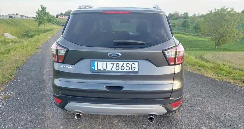 Ford Kuga cena 70800 przebieg: 143480, rok produkcji 2017 z Lublin małe 172